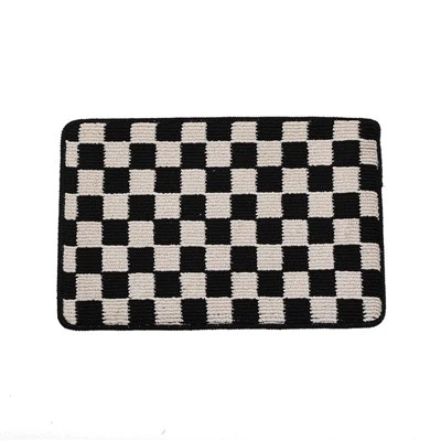 Randiga mattor för badrum